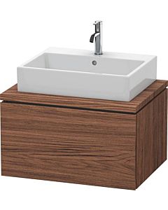 Duravit L-Cube vanity unit LC581102121 72 x 54.7 cm, dark walnut, for console, 1 pull-out