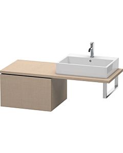 Duravit L-Cube base cabinet LC583307575 62 x 54.7 cm, linen, for console, 2000 pull-out