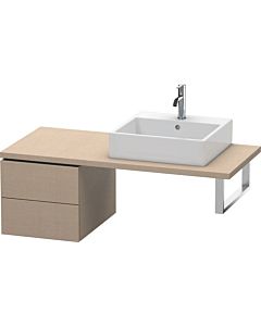 Duravit L-Cube base cabinet LC583607575 42 x 54.7 cm, linen, for console, 2 drawers
