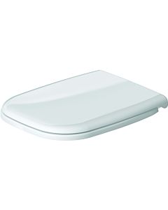 Duravit D-Code Compact WC siège 0067310099 sans soft close, charnières inox, blanc