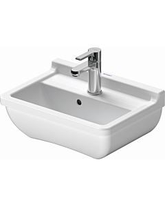 Duravit Starck 3 Handwaschbecken 0750450000 45 x 32 cm, weiss, mit Hahnloch und Überlauf
