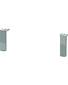 Duravit L-Cube Sockelfuß UV999300000 chrom, 2 Stück, 7x6,5cm