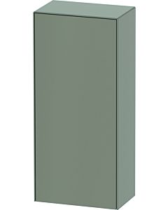 Duravit White Tulip half tall cabinet WT1322R9292 40 x 24 cm, stone gray satin finish, 2000 door on the right, 2 glass shelves
