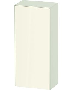 Duravit White Tulip half-height cabinet WT1322LH4H4 40 x 24 cm, Nordic Weiß Hochglanz , 2000 door on the left, 2 glass shelves