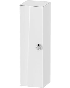 Duravit White Tulip half-height cabinet WT1333L8585 40 x 36 cm, Weiß Hochglanz , 2000 door on the left with handle, 3 glass shelves