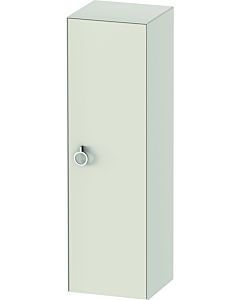 Duravit White Tulip half tall cabinet WT1333R3939 40 x 36 cm, Nordic white satin finish, 2000 door on the right with handle, 3 glass shelves