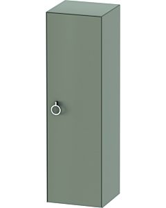 Duravit White Tulip half tall cabinet WT1333R9292 40 x 36 cm, stone gray satin finish, 2000 door on the right with handle, 3 glass shelves