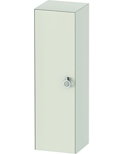 Duravit White Tulip half-height cabinet WT1333L3939 40 x 36 cm, Nordic white silk 2000 , match1 door on the left with handle, 3 glass shelves