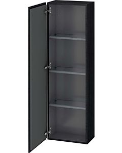 Duravit L-Cube armoire moyenne haute LC1168L1616 40x24,3x132cm, porte à gauche, chêne noir