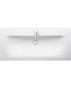 Duravit Viu Duravit Viu 2344100000 103x49cm, white, with 1 tap hole, with overflow, with tap platform