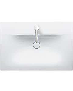 Duravit Viu Duravit Viu 2344730000 73x49cm, white, with 1 tap hole, with overflow, with tap platform