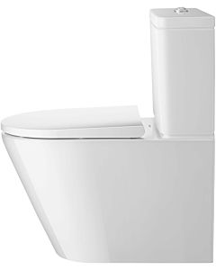 Duravit D-Neo Stand-Tiefspül-WC 2002092000 37x58cm, für aufgesetzten Spülkasten, für Kombination, weiß Hygiene Glaze