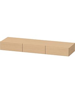 Duravit DuraStyle étagère tiroir DS827203030 150 x 44 cm, 3 tiroirs, chêne naturel, avec support console