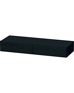 Duravit DuraStyle étagère tiroir DS827101616 120 x 44 cm, 2 tiroirs, chêne noir, avec support console