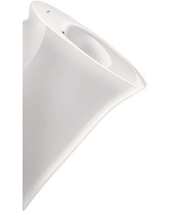 Duravit White Tulip suction urinal 2817300000 32x34cm, inlet from behind, outlet horizontal, without fly, white