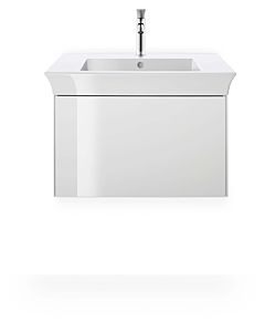Duravit White Tulip vanity unit WT424108585 68.4 x 45.8 cm, Weiß Hochglanz , wall-mounted, 2000 pull-out