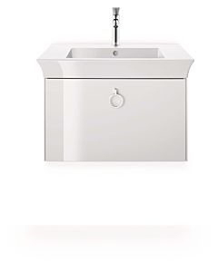 Duravit White Tulip vanity unit WT425108585 68.4 x 45.8 cm, Weiß Hochglanz , wall- 2000 , match2 pull-out with handle