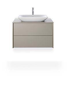 Duravit Viu washbasin 23586000001 60x43cm, knows WonderGliss, honed, without tap hole, without overflow, without tap platform