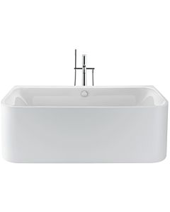 Duravit Happy D.2 rectangular bathtub 700453000000000 180 x 80 x 46 cm, free-standing, white acrylic cladding, 2 sloping backs, white