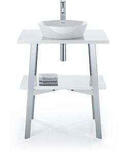 Duravit Cape Cod washbasin 2328400000 40x36cm, without tap hole, overflow, tap hole bench, white