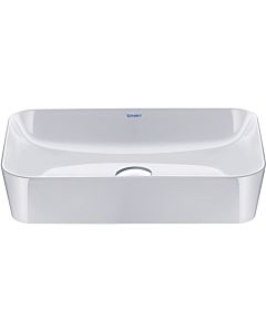 Duravit Cape Cod washbasin 23475500001 55x40cm, without tap hole, overflow, tap hole bank, white WonderGliss