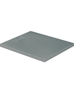 Duravit rectangular shower 720147180000000 100 x 80 x 5 cm, concrete grey