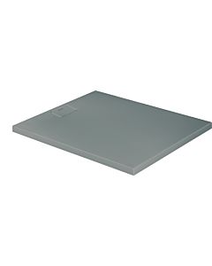 Duravit Rechteck-Duschwanne 720168180000000 120 x 100 x 5 cm, Beton grau