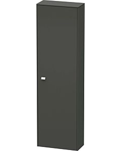 Duravit Brioso cabinet BR1321R1049 520x1770x240mm, Graphit Matt , door r., handle chrome