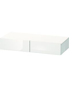 Duravit DuraStyle drawer shelf DS827002118 100 x 44 cm, 2 drawers, dark walnut / white matt, with console support
