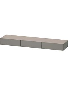 Duravit DuraStyle étagère à tiroirs DS827304343 180 x 44 cm, 3 tiroirs, basalte mat, avec support console