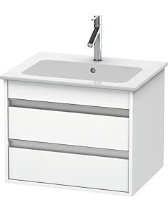 Duravit Ketho vanity unit KT642801818 60 x 47.5 cm, matt white, 2 drawers, wall-hung