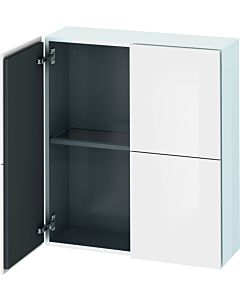 Duravit L-Cube medium tall cabinet LC116702222 70x24.3x80cm, 2 doors, white high gloss