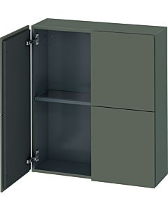 L-Cube Duravit tall cabinet LC116709090 70x24.3x80cm, 2 doors, flannel gray silk matt