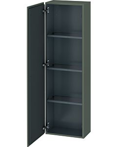 L-Cube Duravit tall cabinet LC1168L9090 40x24.3x132cm, door on the left, flannel gray silk matt
