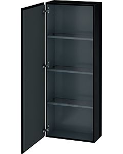 L-Cube Duravit 50x24.3x132cm de LC1169L4040 haute armoire, porte à gauche, noir brillant