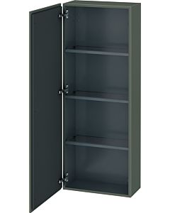 L-Cube Duravit tall cabinet LC1169L9090 50x24.3x132cm, door on the left, flannel gray silk matt