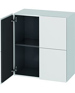 Duravit L-Cube Halbhochschrank LC117701818 weiss matt, 70 x 80 x 36,3 cm, 2 Türen