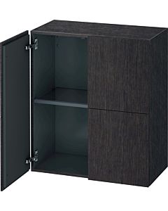 Duravit L-Cube medium tall cabinet LC117707272 70x36.3x80cm, 2 doors, dark oak brushed