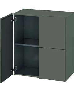 L-Cube Duravit tall cabinet LC117709090 70x36.3x80cm, 2 doors, flannel gray silk matt