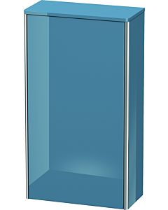 Duravit Cabinet Duravit haut XSquare XS1303L4747 50x88x23,6cm, porte à gauche, pierre Blue très brillant