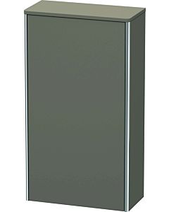 Duravit XSquare Duravit haut cabinet XS1303L9090 50x88x23,6cm, porte gauche, Flanelle Gris semi-lustré