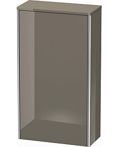 Duravit XSquare cabinet XS1303R8989 50x88x23.6cm, door on the right, Flannel Grey hochglanz