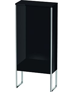 Duravit XSquare Halbhochschrank XS1304R4040 50x88x23,6cm, Tür rechts, stehend, schwarz hochglanz