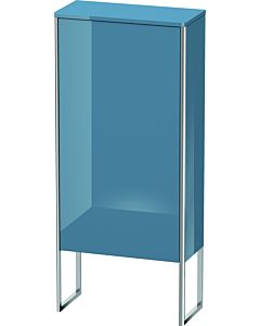 Duravit XSquare Halbhochschrank XS1304R4747 50x88x23,6cm, Tür rechts, stehend, Stone Blue hochglanz