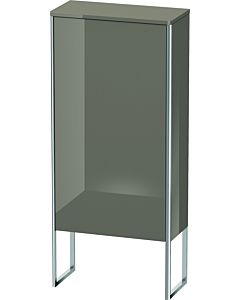 Duravit XSquare cabinet XS1304R8989 50x88x23.6cm, door on the right, standing, Flannel Grey hochglanz