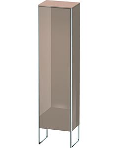 Duravit XSquare cabinet XS1314R8686 50x176x35.6cm, door right, standing, cappuccino high gloss