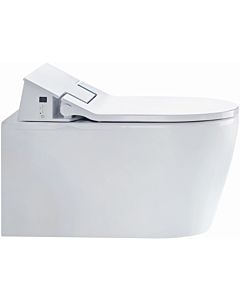 Duravit ME by Starck Wand-Tiefspül-WC mit SensoWash Slim WC Sitz, Dusch-WC-Set 631002002004300