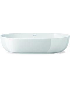 Duravit Luv washbasin 03797000001 70x40cm, ground, without overflow, without tap hole bank, white WonderGliss