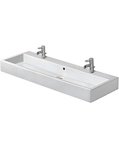 Duravit Vero washstand 0454120024 120 x 47 cm, white, 2 tap holes, with overflow
