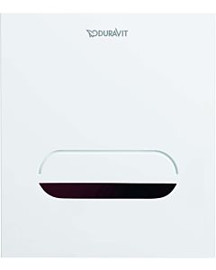 Duravit DuraSystem Betätigungsplatte WD5006013000 13 x 15 cm, Batterie, für Urinal, Zinkdruckguss, weiß